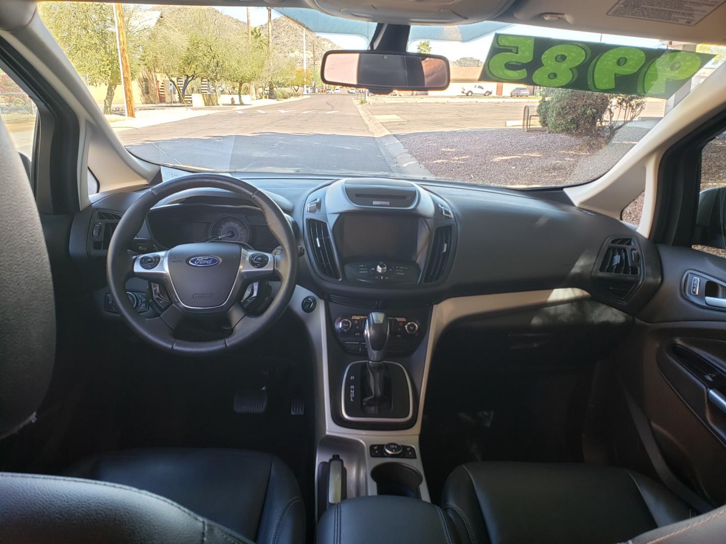 2015 /gray and black Ford C-Max Hybrid sel (1FADP5BU3FL) with an 2.0L L4 DOHC 16V engine, 6-Speed Automatic transmission, located at 323 E Dunlap Ave., Phoenix, AZ, 85020, (602) 331-9000, 33.567677, -112.069000 - 2015 Ford C-Max SEL,.......A Must See!!...... No accidents, Ice cold AC. The car is gorgeous inside and out. Power windows, Power door locks, Touch screen Stereo/Cd player, Phone sync, Bluetooth, Satellite compatible, Backup camera, Beautiful gray and black interior with black Leather seats, Incredi - Photo#12